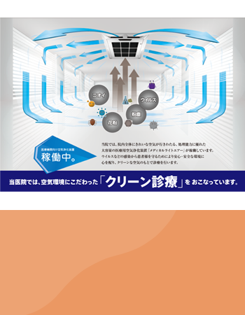 クリーン診療医療用空気浄化装置「メディカルライトエアー」